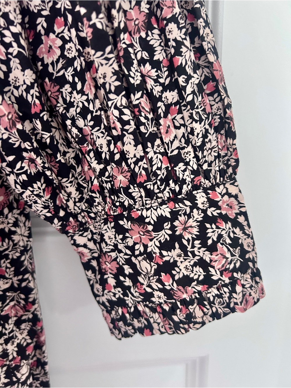 NWT DÔEN Adalina Ruffled Floral Mini Dress Organic Cotton - Large Boho - Picture 6 of 16